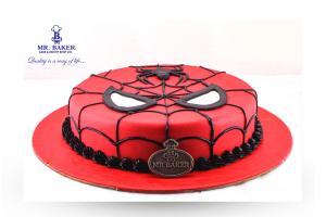 Spider man cake 